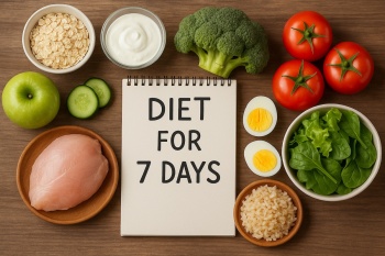 Дієта для схуднення за тиждень і меню на 7 днів